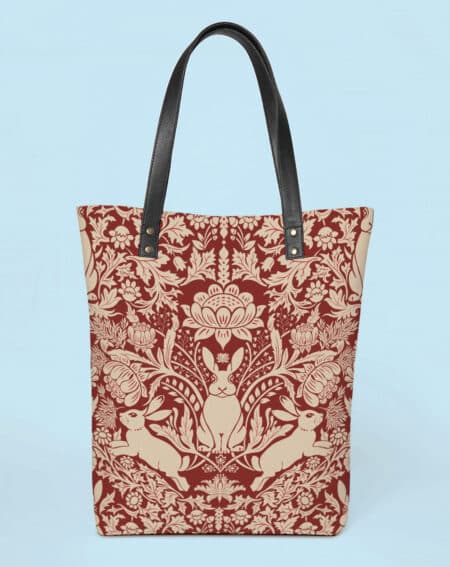 Classic Tote Bag | Modern Damask-Year Of The Rabbit